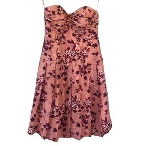 Silk strapless Dress